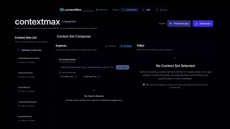 ContextMax screenshot